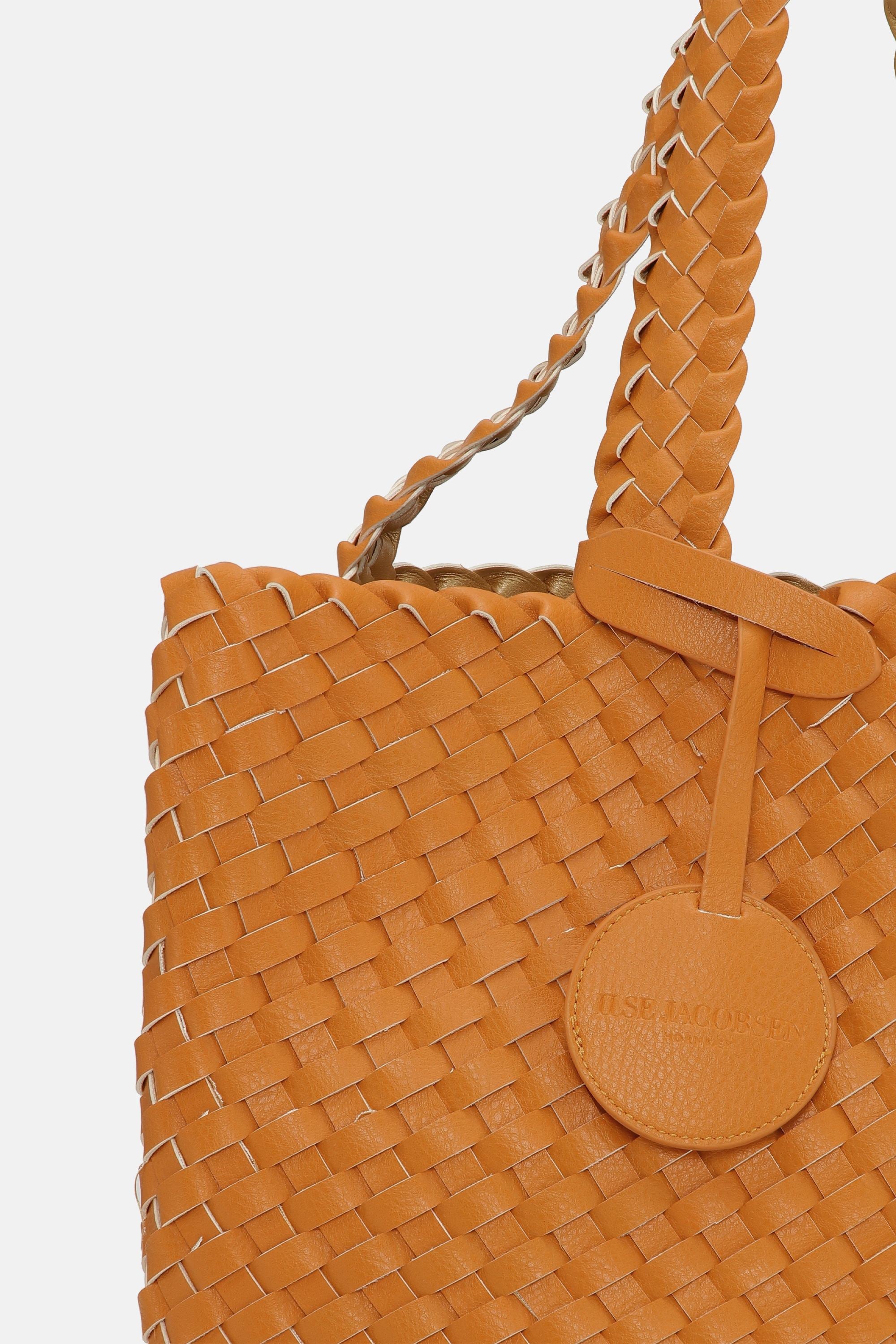 Tote Bag Flettet - Golden Nugget Golden Nugget Metallic